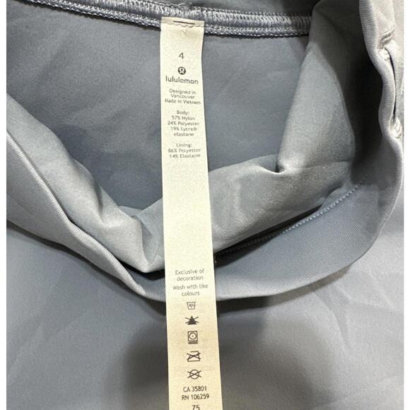 Lululemon Full Flourish Pullover Size 4 Chambray Blue Oversized Funnel Neck $128 - Picture 5 of 5
